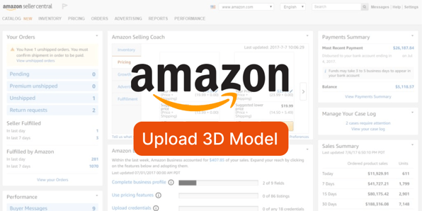 How to Add 3D & AR Content to Amazon