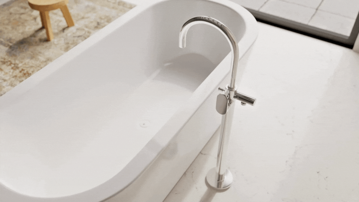 3D bathroom video scene