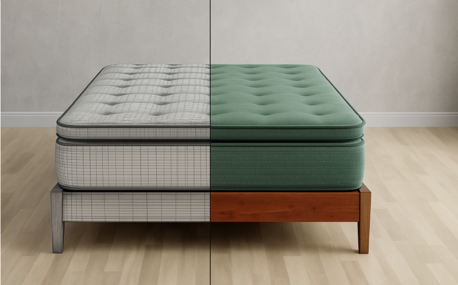 web-based mattress builder