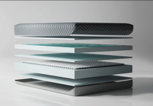 Demonstrate internal layers of mattress with imagine.io