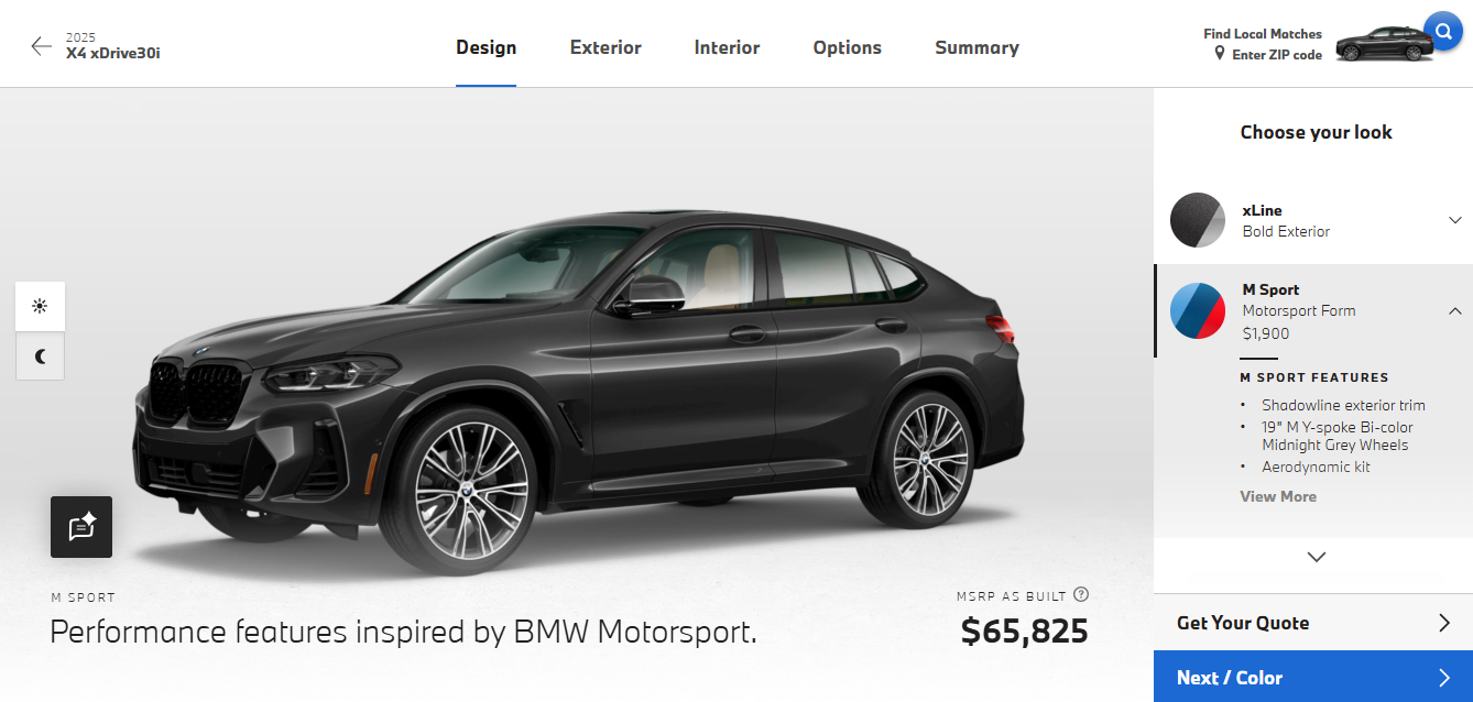 BMW Configurator